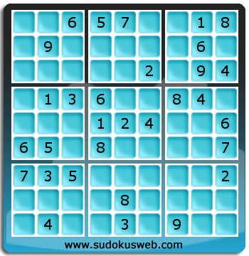 Sudoku von mittelmässiger höhe