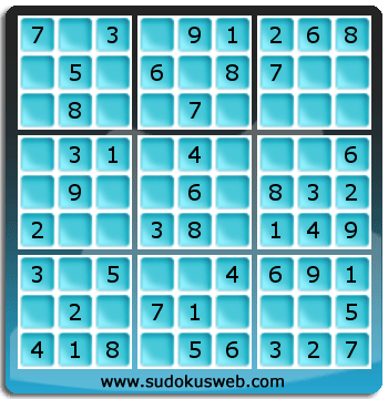 Nivel Muito Facil de Sudoku Nivel Muito Facil de Sudoku