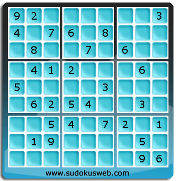 Sudoku von mittelmässiger höhe