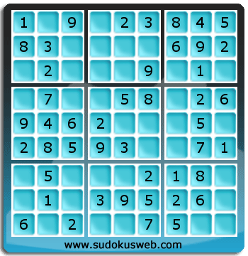 Sudoku von sehr einfacher höhe