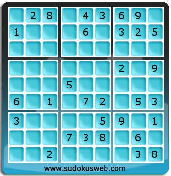 Sudoku von mittelmässiger höhe