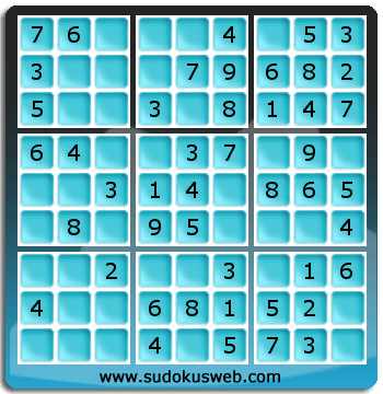 Nivel Muito Facil de Sudoku Nivel Muito Facil de Sudoku