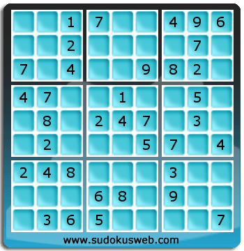 Sudoku de Nivell Fàcil Sudoku de Nivell Fàcil