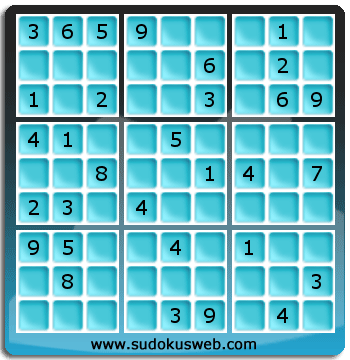 Sudoku von mittelmässiger höhe