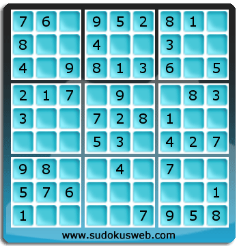 Sudoku de Niveau Très Facile