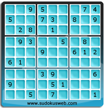 Sudoku von mittelmässiger höhe