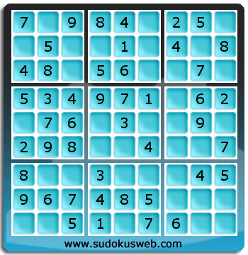 Sudoku de Niveau Très Facile