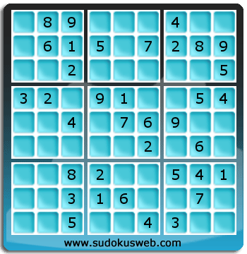 Sudoku von einfacher höhe