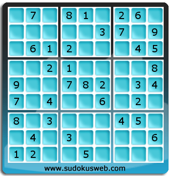 Sudoku von einfacher höhe Sudoku von einfacher höhe