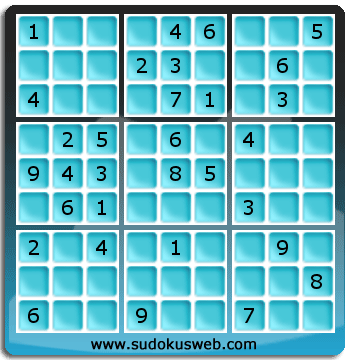 Sudoku von mittelmässiger höhe