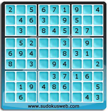 Nivel Muito Facil de Sudoku Nivel Muito Facil de Sudoku