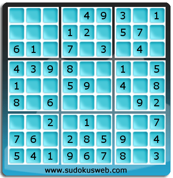 Nivel Muito Facil de Sudoku Nivel Muito Facil de Sudoku