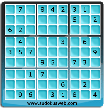 Sudoku von mittelmässiger höhe