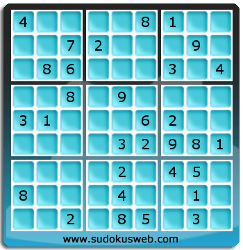 Sudoku von mittelmässiger höhe