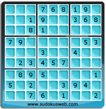 Nivel Facil de Sudoku