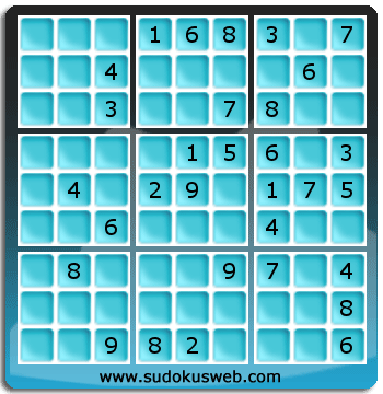 Sudoku von mittelmässiger höhe