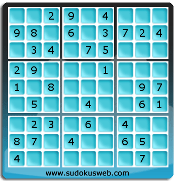 Nivel Facil de Sudoku