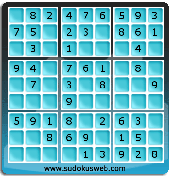 Sudoku von sehr einfacher höhe