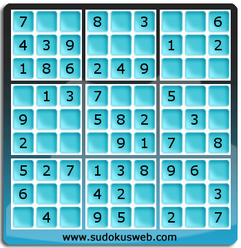 Sudoku von sehr einfacher höhe