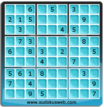 Sudoku von mittelmässiger höhe