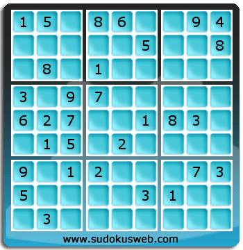 Sudoku von mittelmässiger höhe