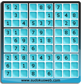 Sudoku de Nivel Muy Fácil