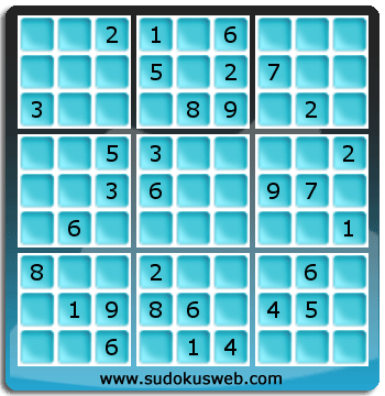 Sudoku von mittelmässiger höhe