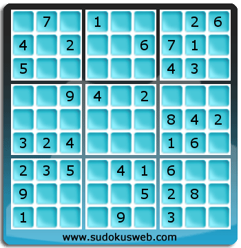Sudoku de Nivel Fácil Sudoku de Nivel Fácil