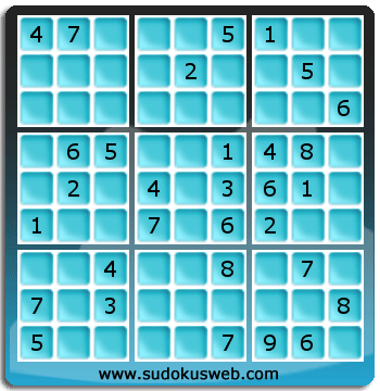 Sudoku von mittelmässiger höhe