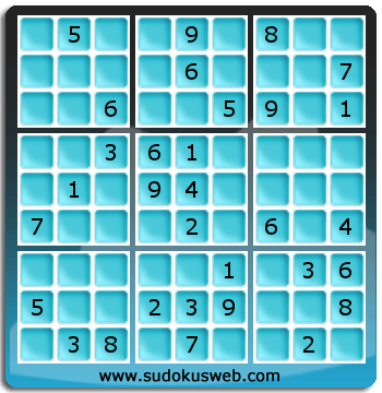 Sudoku von mittelmässiger höhe