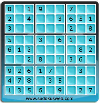 Sudoku de Nivel Muy Fácil