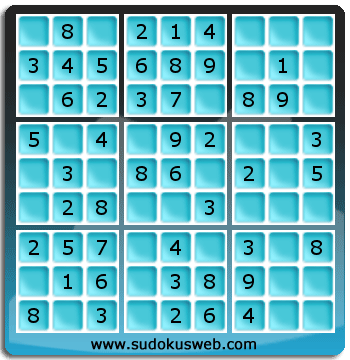 Nivel Muito Facil de Sudoku Nivel Muito Facil de Sudoku