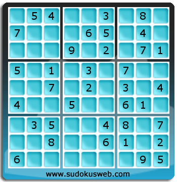 Nivel Facil de Sudoku Nivel Facil de Sudoku