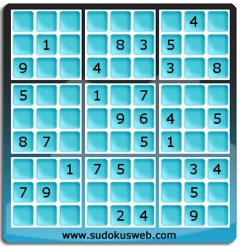 Sudoku von mittelmässiger höhe