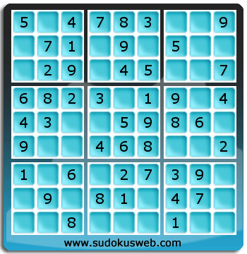 Sudoku de Niveau Très Facile