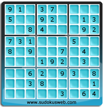 Sudoku von einfacher höhe