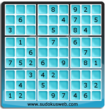 Sudoku von einfacher höhe