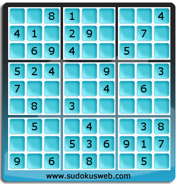 Nivel Facil de Sudoku Nivel Facil de Sudoku