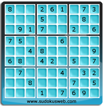 Nivel Facil de Sudoku Nivel Facil de Sudoku