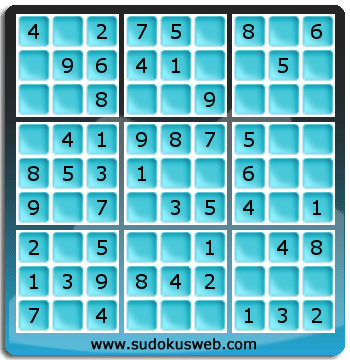 Sudoku de Nivel Muy Fácil Sudoku de Nivel Muy Fácil