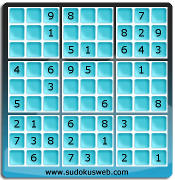 Sudoku de Nivel Fácil Sudoku de Nivel Fácil