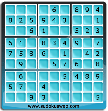 Nivel Muito Facil de Sudoku