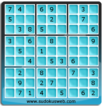 Sudoku von einfacher höhe