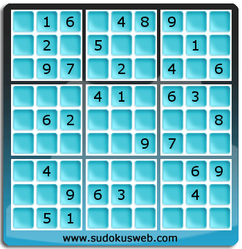 Sudoku von mittelmässiger höhe