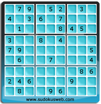 Sudoku von mittelmässiger höhe