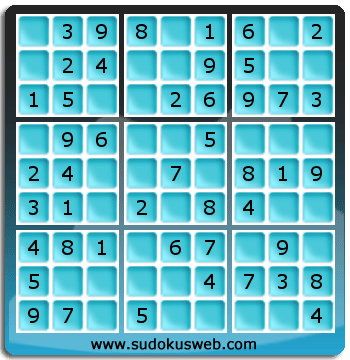 Sudoku de Nivell Molt Fàcil Sudoku de Nivell Molt Fàcil