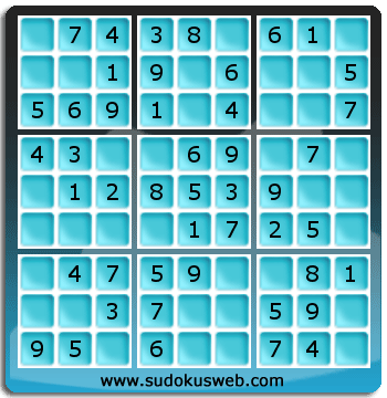 Sudoku de Niveau Très Facile