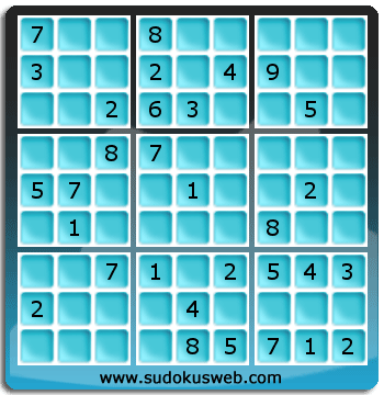 Sudoku von mittelmässiger höhe