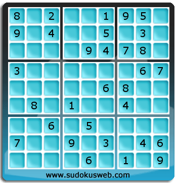 Sudoku von mittelmässiger höhe