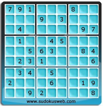 Sudoku von mittelmässiger höhe